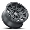 2817857345SB THRUST 5×5 / 17×8.50 SATIN BLACK