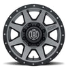 RAM 2500 (17×8.50) 4 x TITANIUM REBOUND HD 8×6.5 +13 OFFSET