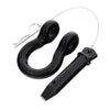 3/4″ Quick Disconnect D-Ring Shackle (Black)