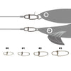 MAJOR CRAFT STAINLESS STEEL OTOKU SNAP SIZE-3