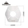 Campingmoon Stainless Steel Heat Shield Plate