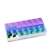 Travelest 7 Day Pill Case with 14 Compartments Blue/Purple