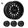 Ram 1500 (17X9) 4x MATT BLACK LOTUS WHEELS (6/139) LITEFORGED +12 OFFSET