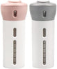 4-in-1 Smart Travel Bottles Set Includes 4 Empty Reusable Cosmetic Toiletry Containers