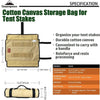 Campingmoon Tent Stakes Case Storage Bag - S