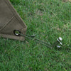 Campingmoon Bonfire Canvas Windshield
