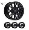 Prado 250 (17X9) 4x CRAWLER WHEELS (6/139) +25 OFFSET with fenders
