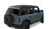 BESTOP | TREKTOP SLANTBACK SOFT TOP | BRONCO 4DR 2021+ | BLACK TWILL