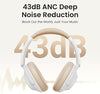 Ugreen HiTune Max5 Hybrid Active Noise-Cancelling Headphones White HP202