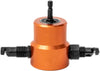 5pcs Double Head Cutter Sheet Metal Nibbler Cutter Power Drill Attachment with Metal Storage Box