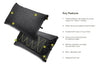 NEMO EQUIPMENT | FILLO WIDE CAMPING PILLOW | BLACK PEARL