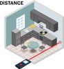Bosch - GLM20 Blaze 65ft Laser Distance Measure With Real Time Measuring - (B-STOCK)