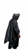 Black rain poncho