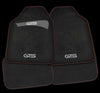 GTS Car Mats Carpet 15 Black/Red