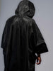 Black rain poncho