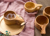 WOODEN JAPANESE CUP