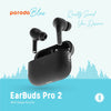 Porodo Blue Earbuds Pro 2 With Swipe Volume