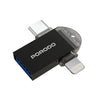 Porodo 3-in-1 OTG Adapter