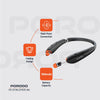 Porodo Soundtec Bluetooth Neck Band with Extendable Earbuds