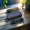 Porodo Solar-Powered 20000mAh Power Bank - Black