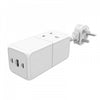 Powerology 65W Power Strip With Dual Power Sockets