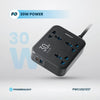 Powerology PWC037 3AC/3250W Power Strip 3M