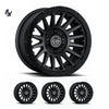 F-150 (17×8.5) 4x RECON PRO SATIN BLACK 6×135 +6 OFFSET