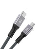 SIA Beaided C-C 240W Cable With 40Gbps Data Transmission Support Video And Audio, Emark IC - 1.0m Gray
