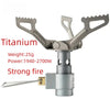 TITANIUM ALLOY FOLDING CAMPING STOVE