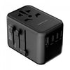 Powerology Universal Multi-Port Travel Adapter PD 65W Transpert