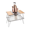 Campingmoon 2 Foldable Tables with Removable Center Compartment