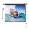 Crony 120 Inch 4:3 Projector Screen Home Automatic Lifting HD Projection Screen Wall Hanging Screen Electric Remote Control Projection Screen