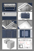 Crony 45L GL45 Double door double temperature system Car Refrigerator without battery