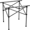 Fundango Aluminum Folding Table M 54x51x49.5cm Grain/Black