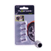 Hypersonic Tire Valve Caps Chrome Chrome