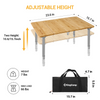 KingCamp - KingCamp Adjustable Bamboo Table