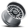 METHOD | MR411 UTV BEAD GRIP | 14X7 4X136 4+3 13MM OFFSET | GLOSS TITANIUM