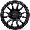 LC300 (18X9) RAID MATT BLACK 4x ALLOY WHEELS (6/135) +12