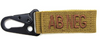 Blood Type Keychain Khaki