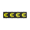 KC | FLEX ERA BAR LIGHT COVER BLACK With YELLOW KC LOGO EA
