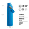 Stanley Aerolight IceFlow Water Bottle Fast Flow 0.6L/20 Oz-Azure