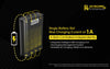 Nitecore - F4 Four-Slot Flexible IMR/Lithium-Ion Battery Charger/Mobile Phone Power Bank