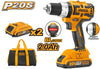 Ingco - Lithium-Ion Brushless Impact Drill