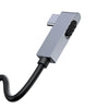 Baseus - Bend Angle No.7 Multifunction Type-C Hub Convertor -Dark grey
