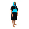 Surflogic - Poncho (Black & Cyan)