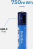 Blupebble -  BluCell Rechargeable Battery - Pack of 2 (AA)