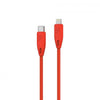 Powerology - Braided USB-C to Lightning Cable 1.2M (Red)