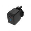 Powerology - Ultra-Compact 61W PD GaN Charger with Type-C Cable (Black)